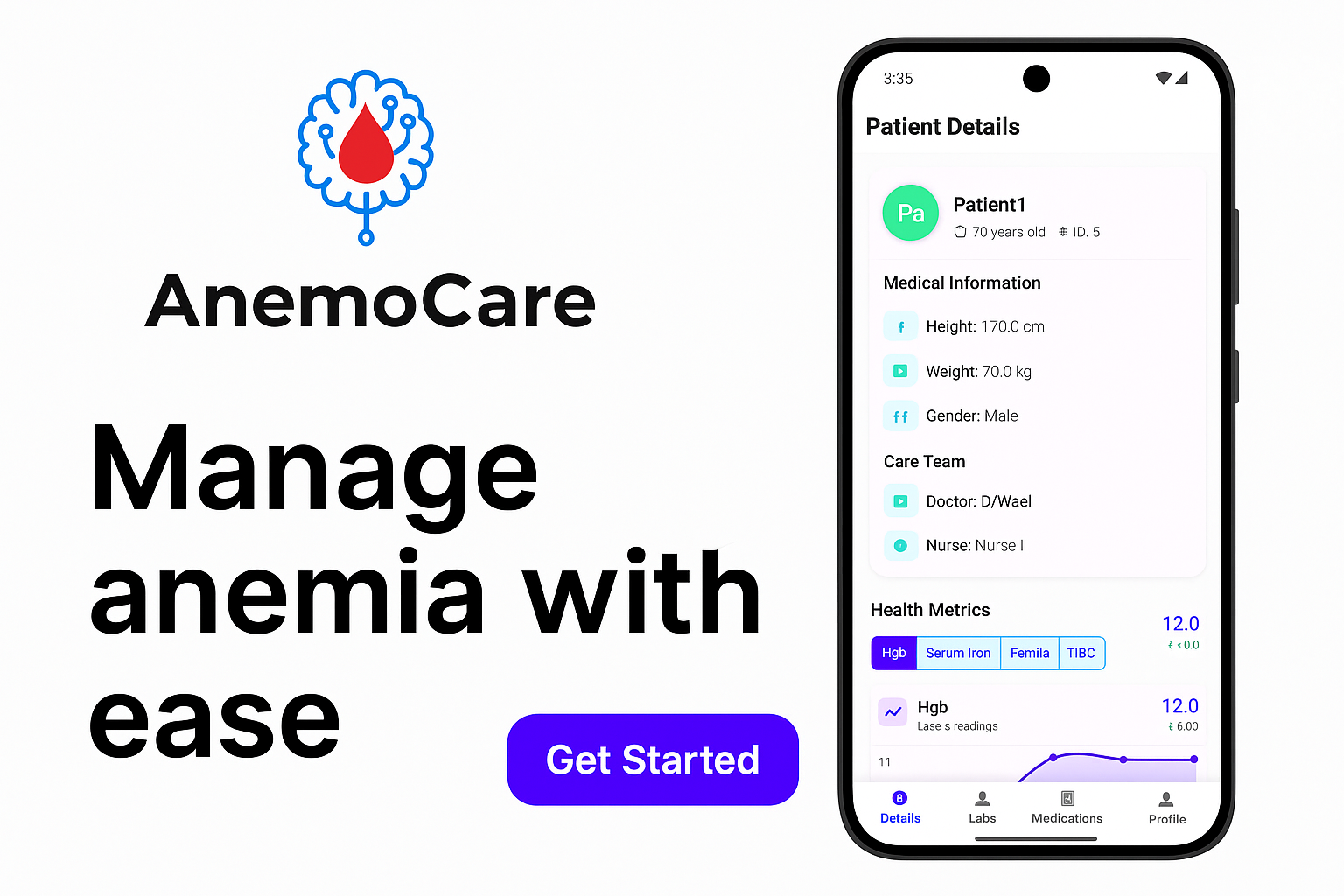 AnemoCare — AI Anemia Management screenshot